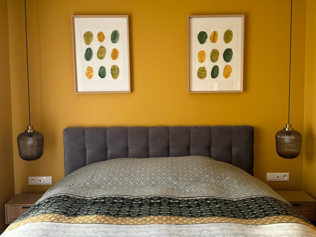 Aménagement de chambre en architecture d’intérieur avec harmonisation des couleurs